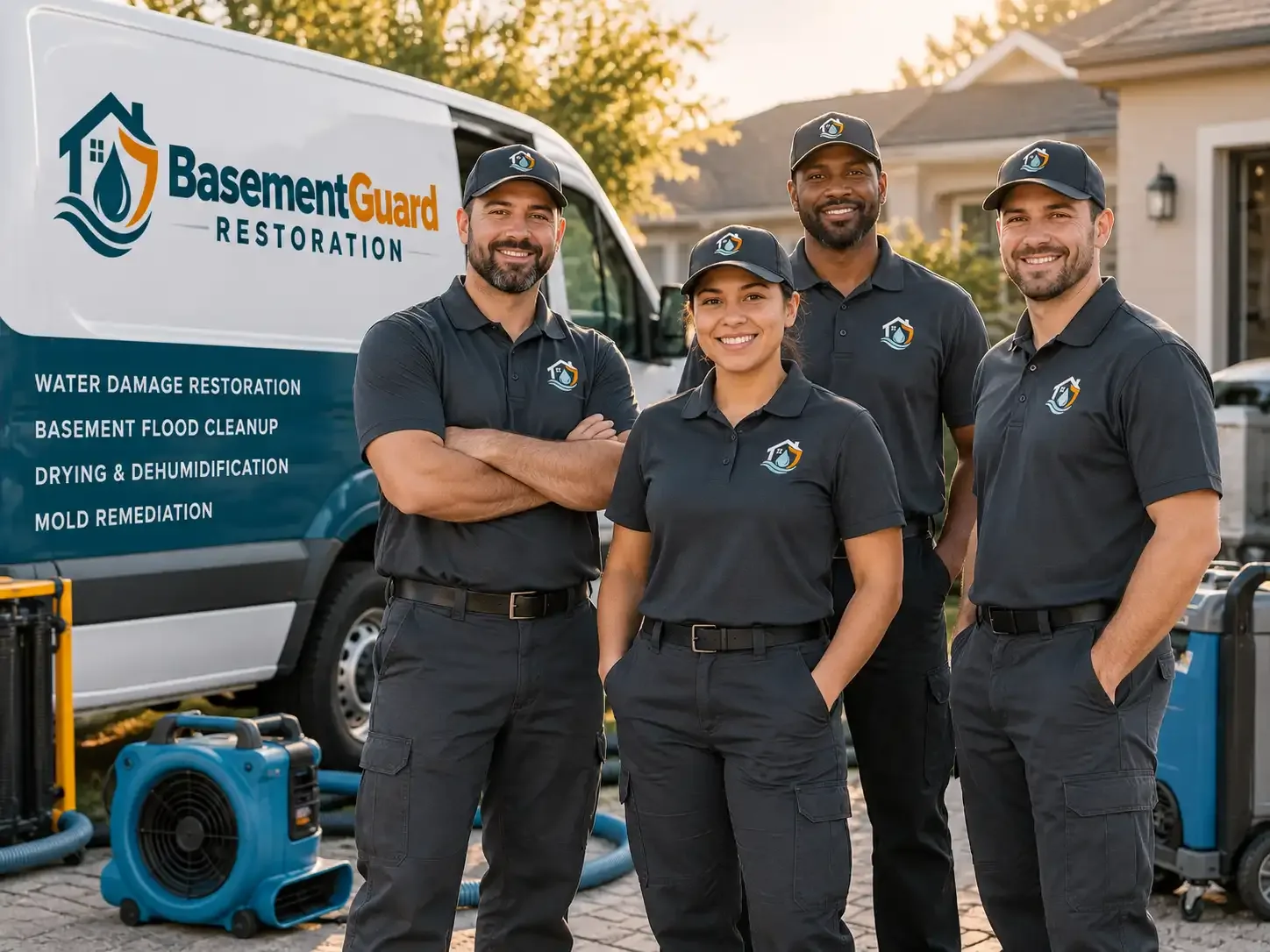 Basement Water Damage Restoration company in Remus, MI
